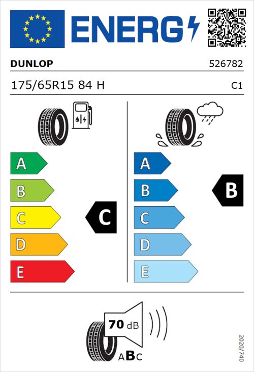 Dunlop SP Sport FastResponse 175/65R15 84H - 4250427441764